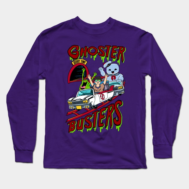 Ghoster Busters Long Sleeve T-Shirt by COASTER TRAXX MERCH